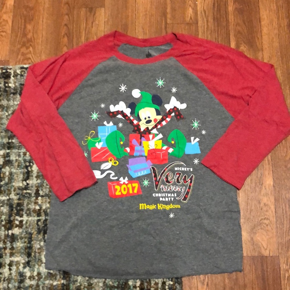 Mickey’s Very Merry Christmas Party Baseball Tee